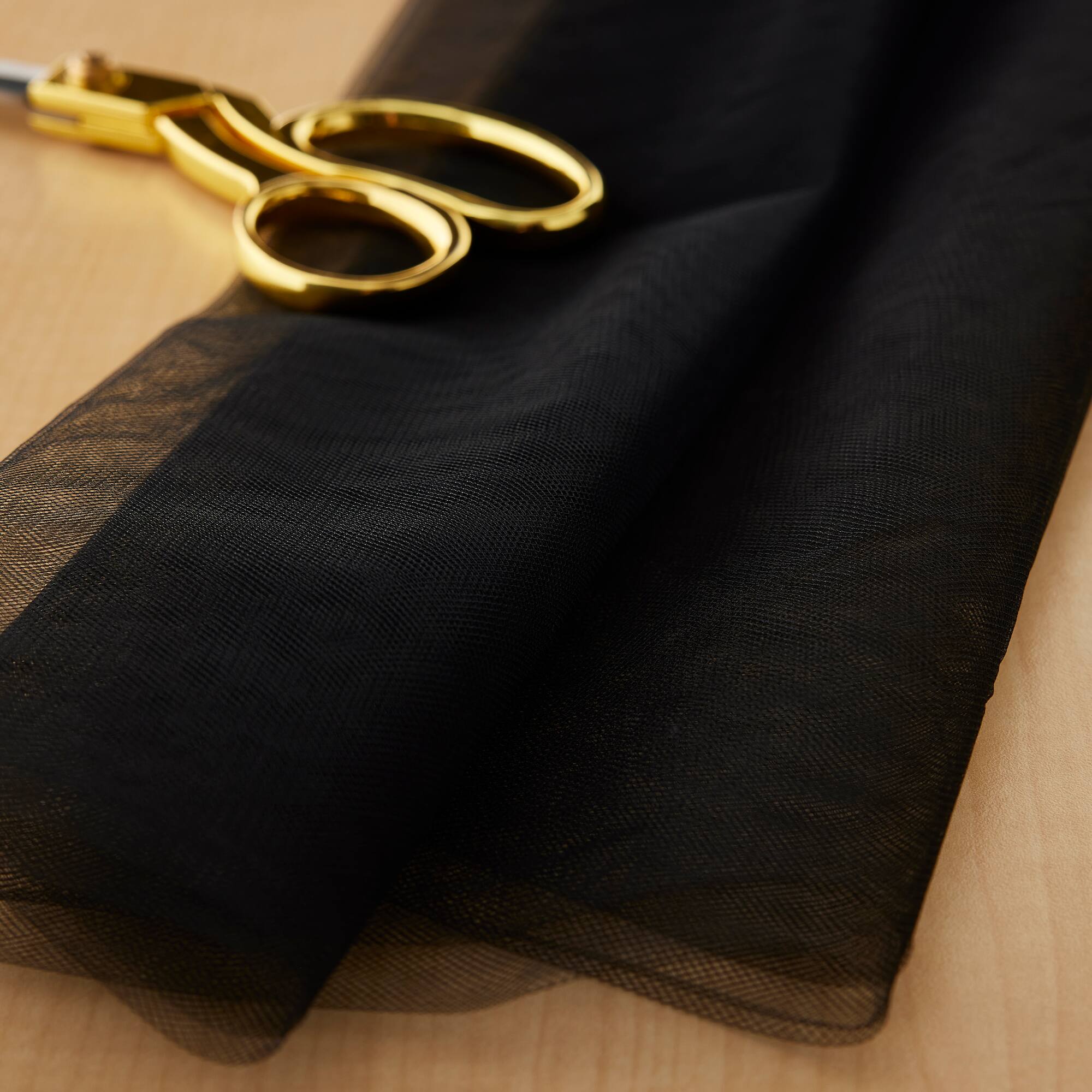 Wyla Black Matte Tulle